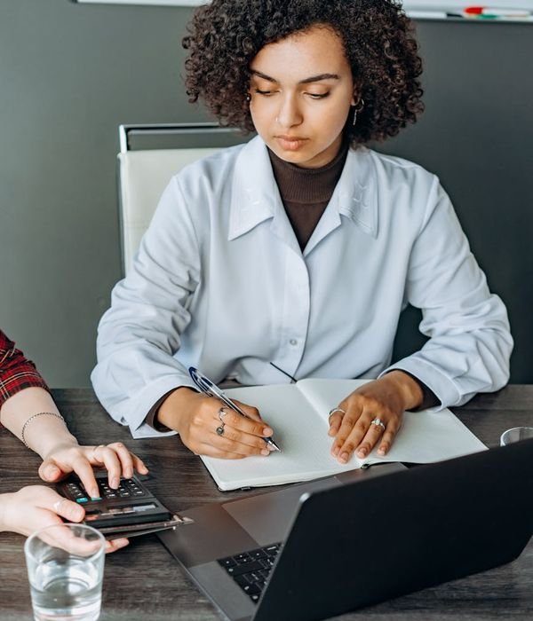 Professional team of water management engineers working with advanced monitoring equipment